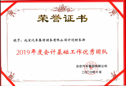 優(yōu)秀團(tuán)隊(duì) | @北汽財(cái)務(wù)的財(cái)務(wù)部